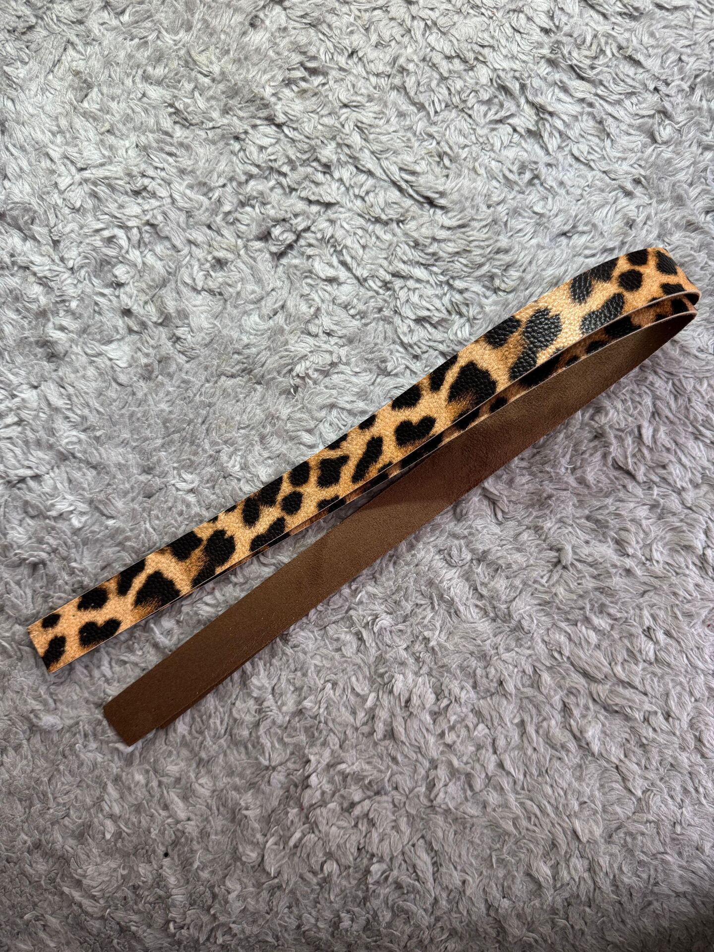 Deri Çanta Sapı Leopar