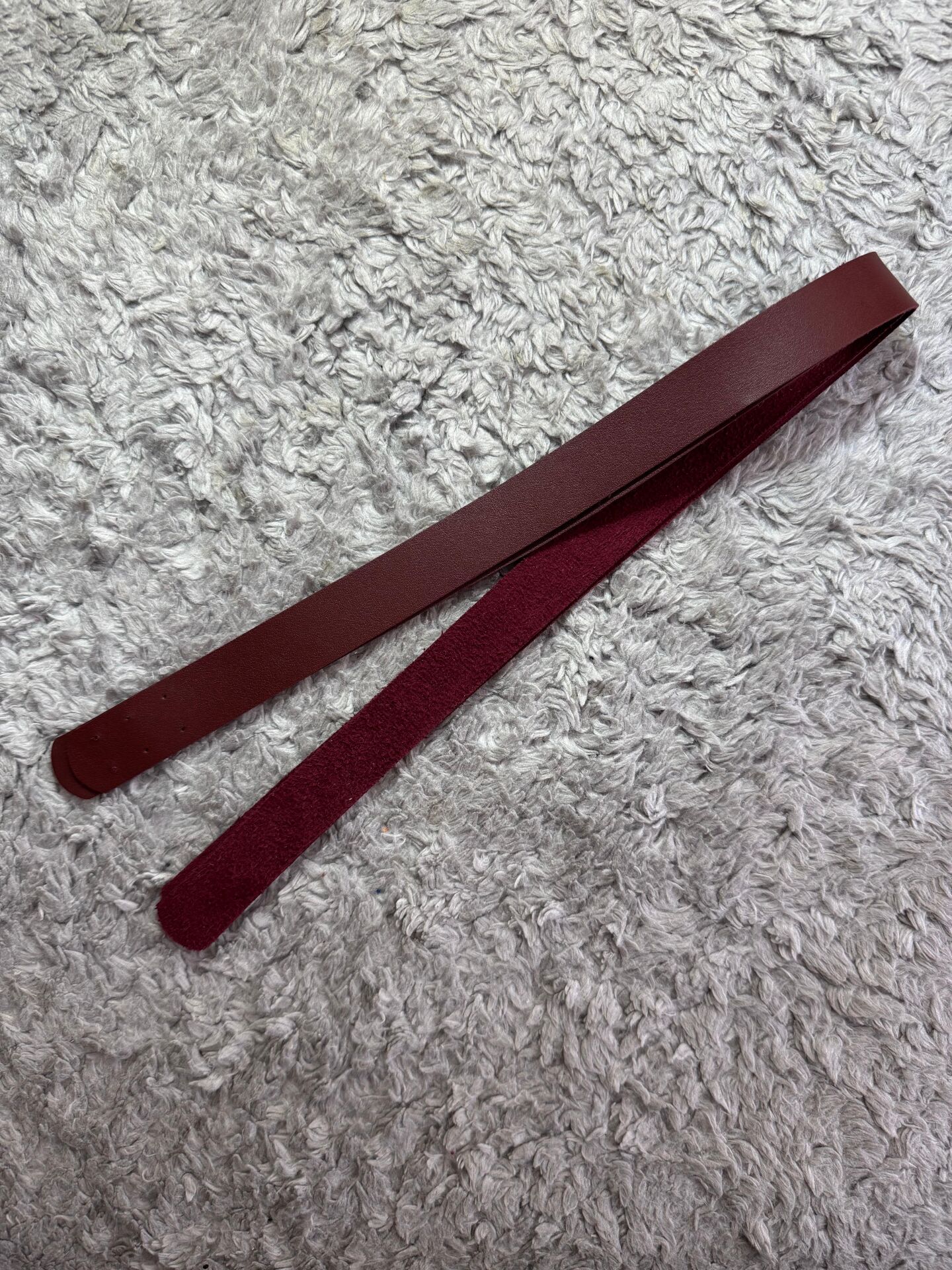 Deri Çanta Sapı Bordo