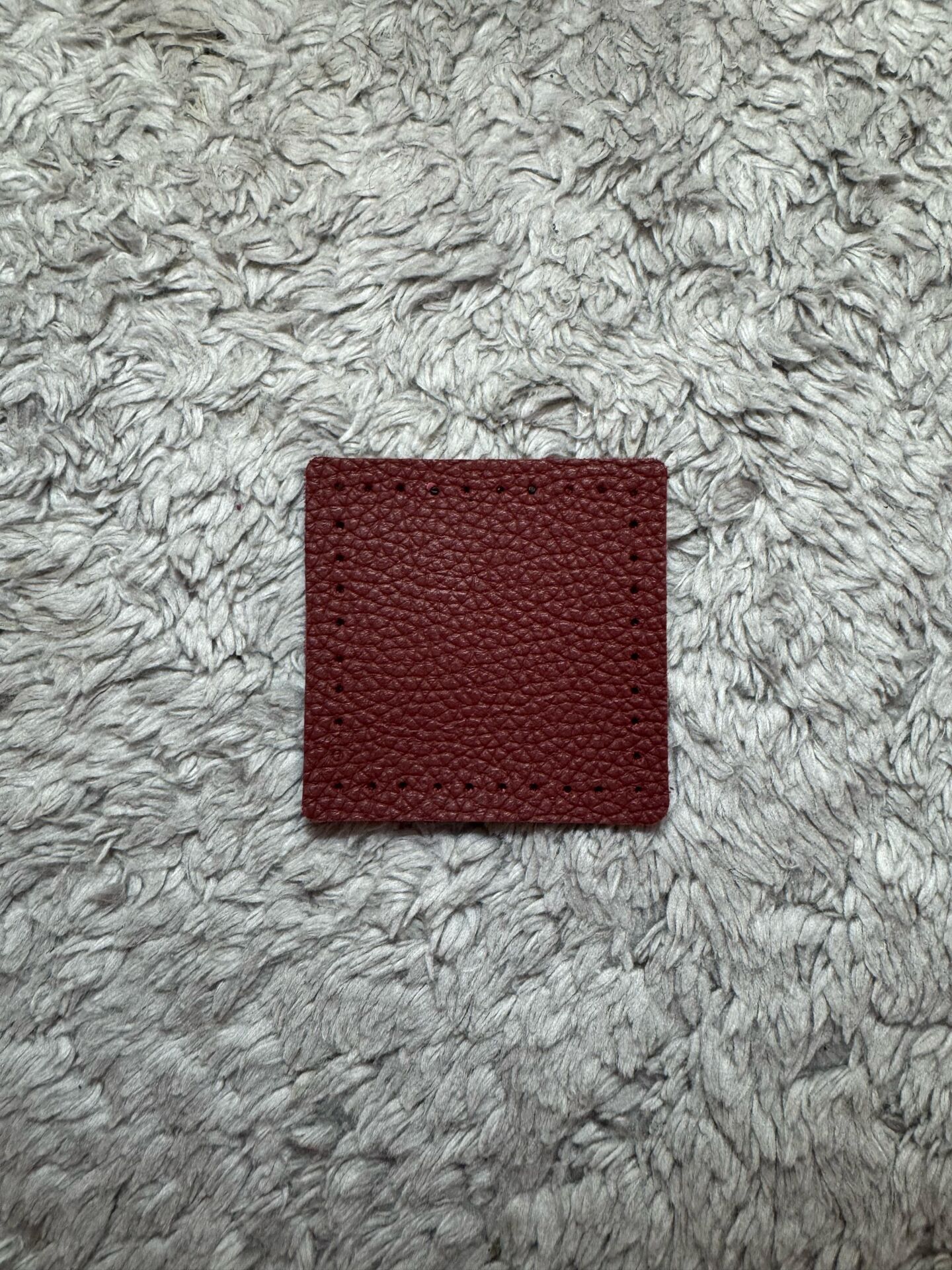 Kare Deri Bordo