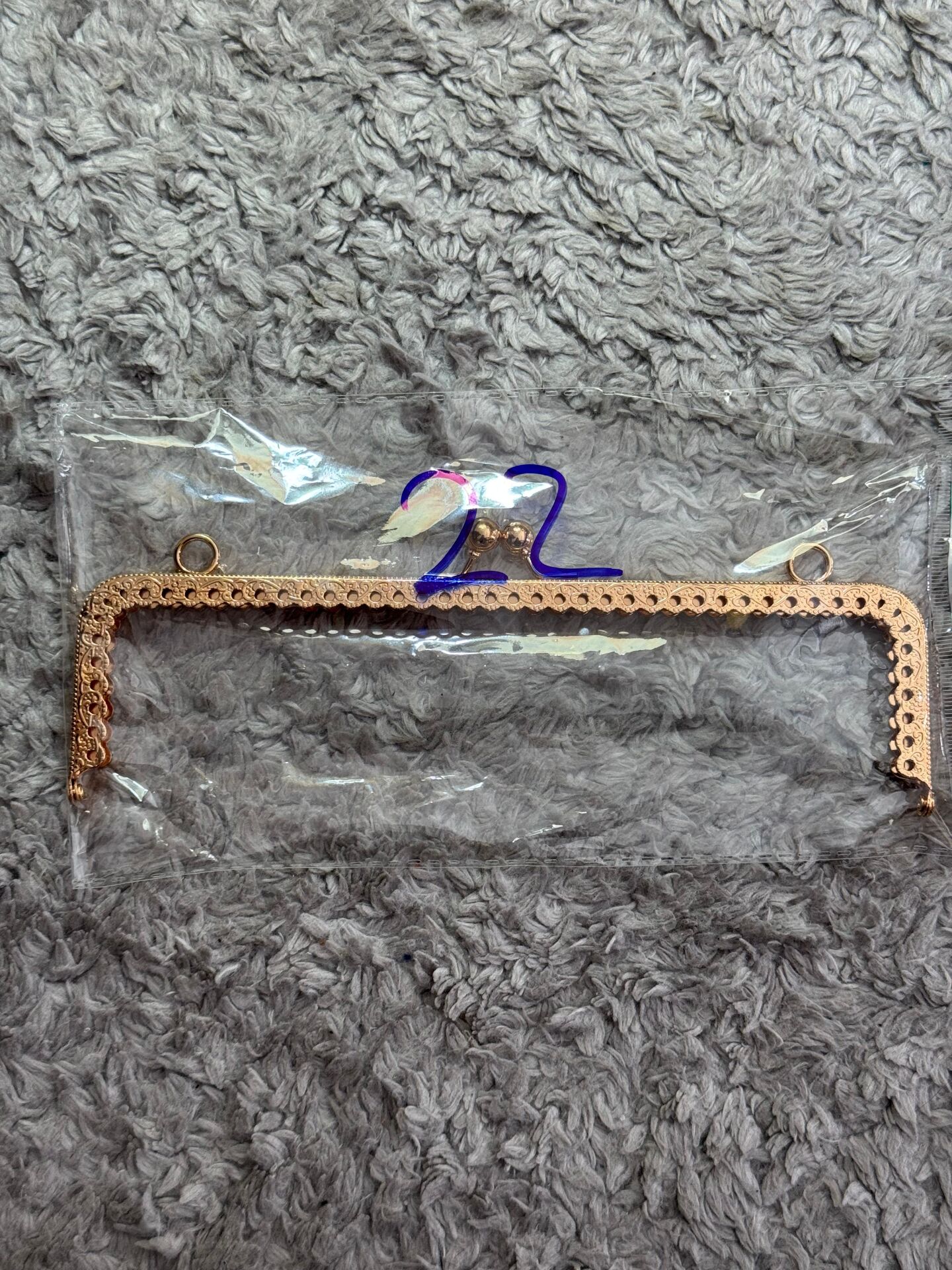 Cüzdan Klipsi 22cm Altın