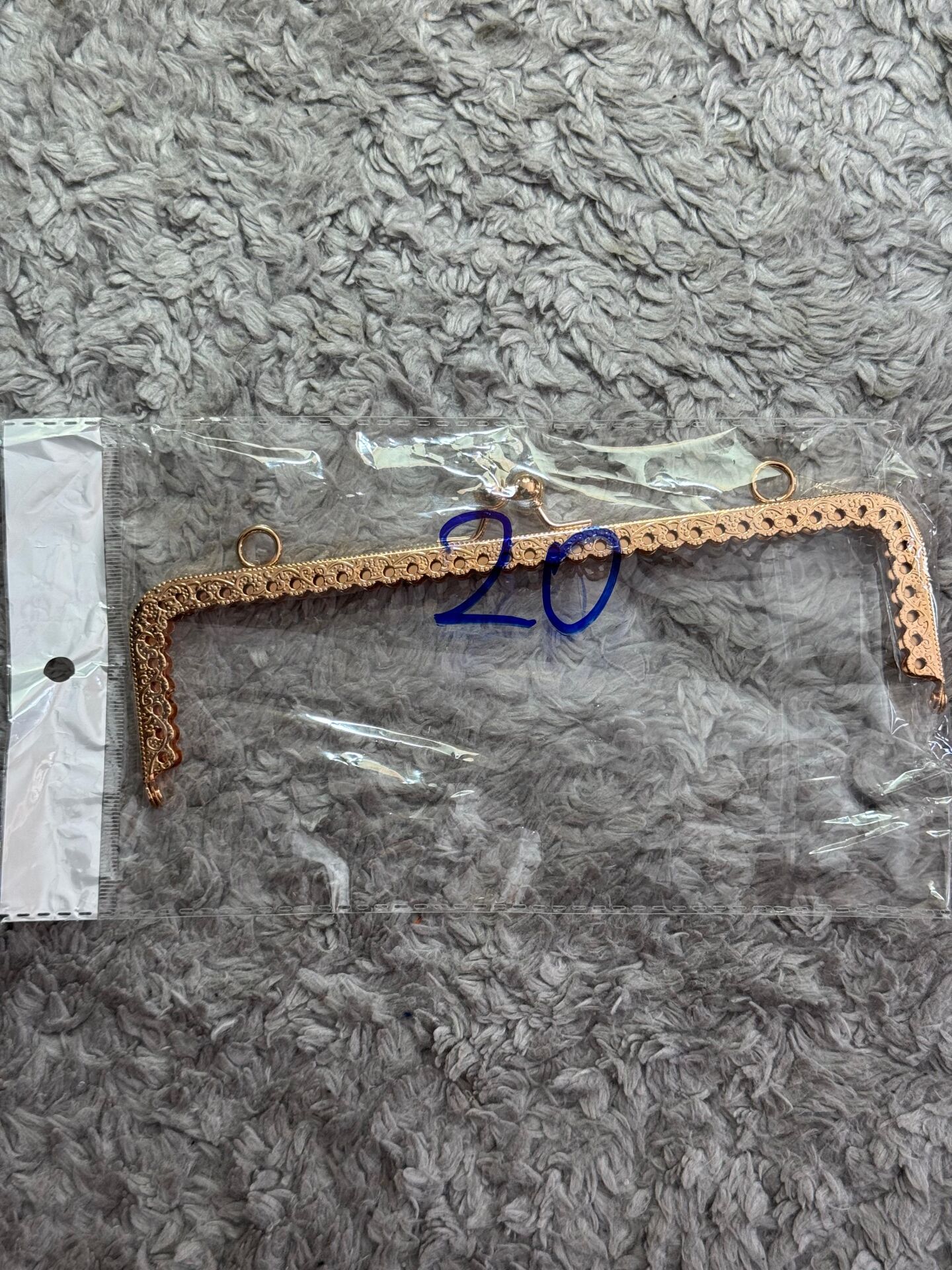 Cüzdan Klipsi 20cm Altın