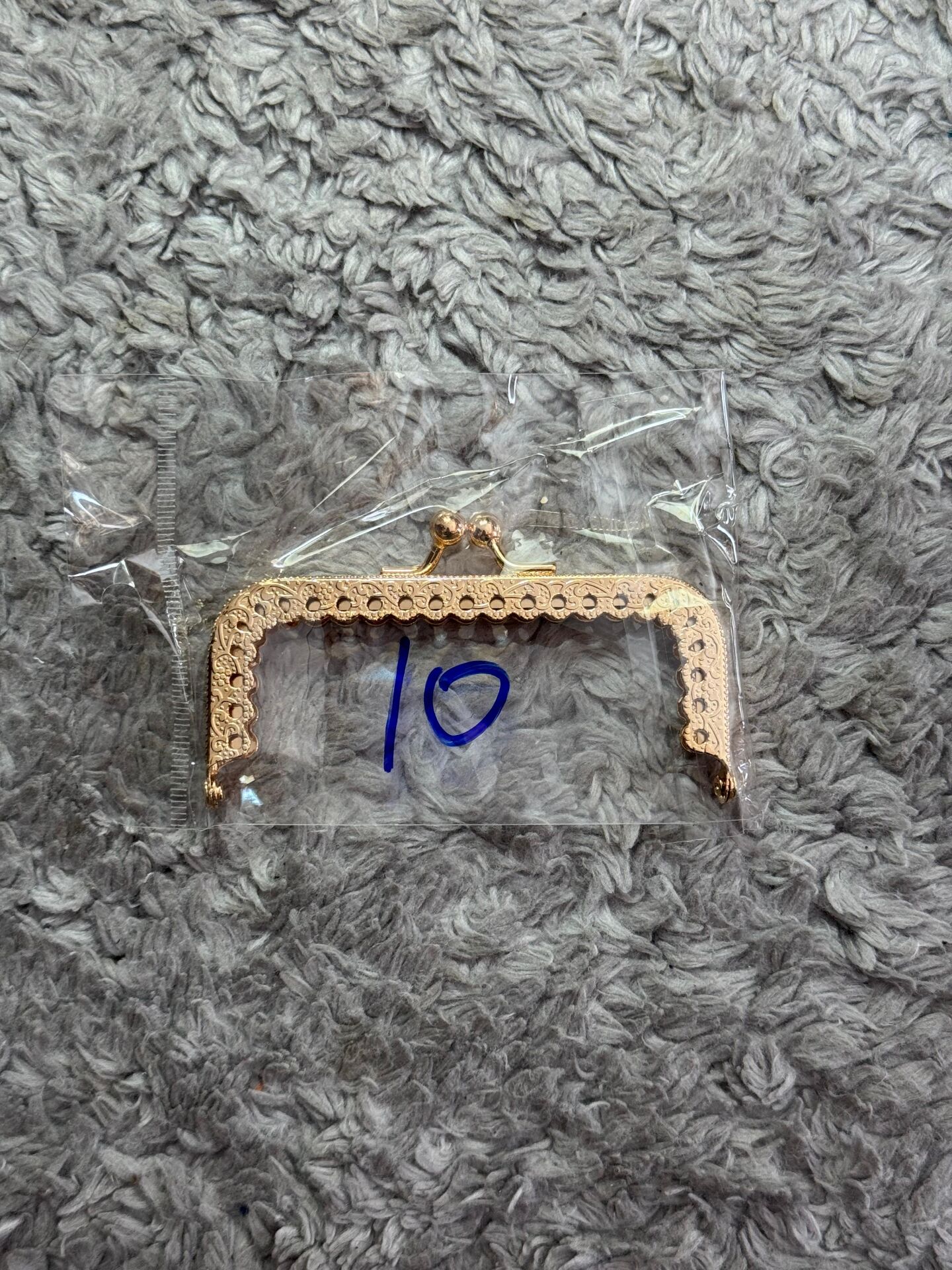 Cüzdan Klipsi 10cm Altın