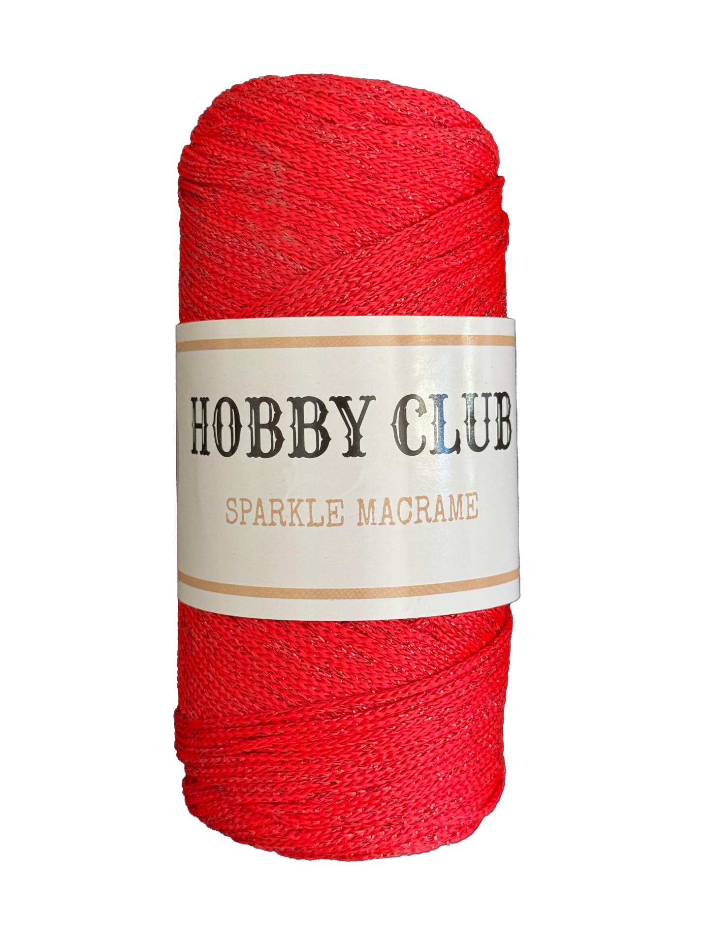 Polyester Makrome Simli No:4 200GR 2mm 100 Kırmızı