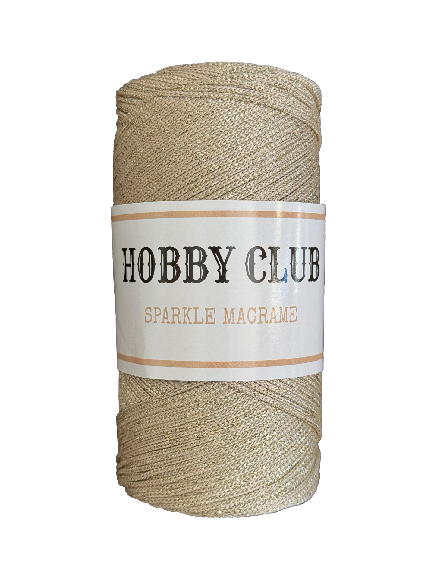 Polyester Makrome Simli No:4 200GR 2mm 037 Açık Bej