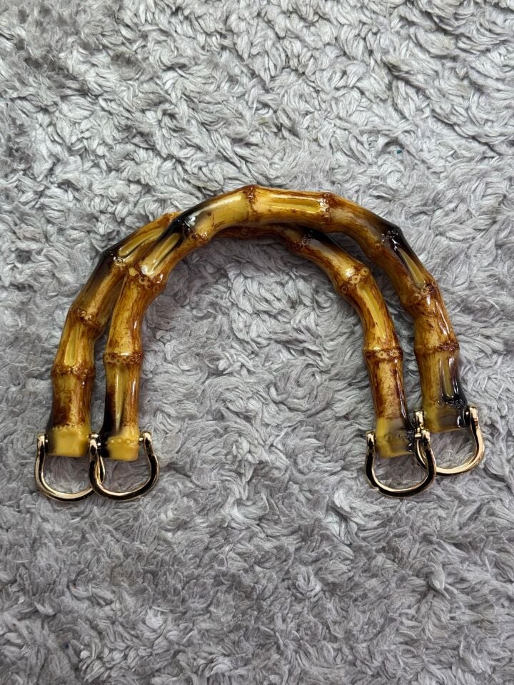 Metal Uçlu Bambu Sap