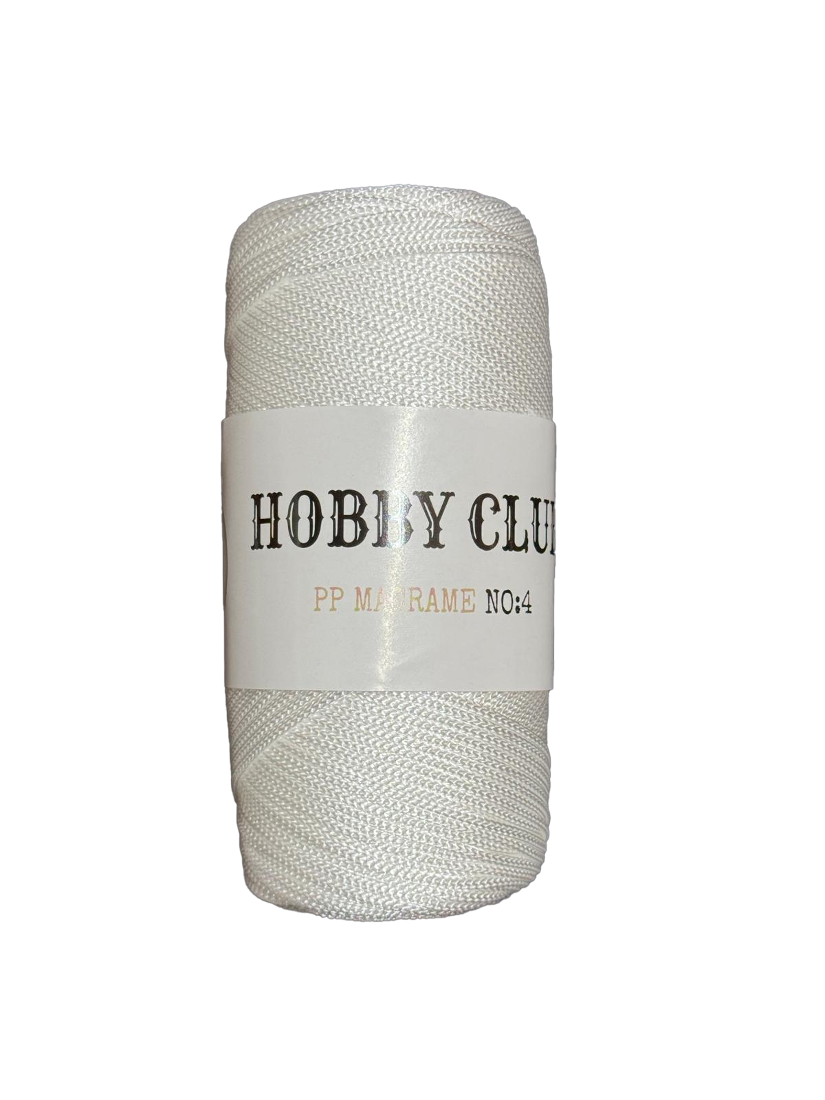 Polyester Makrome No:4 200GR 2mm 001 Beyaz