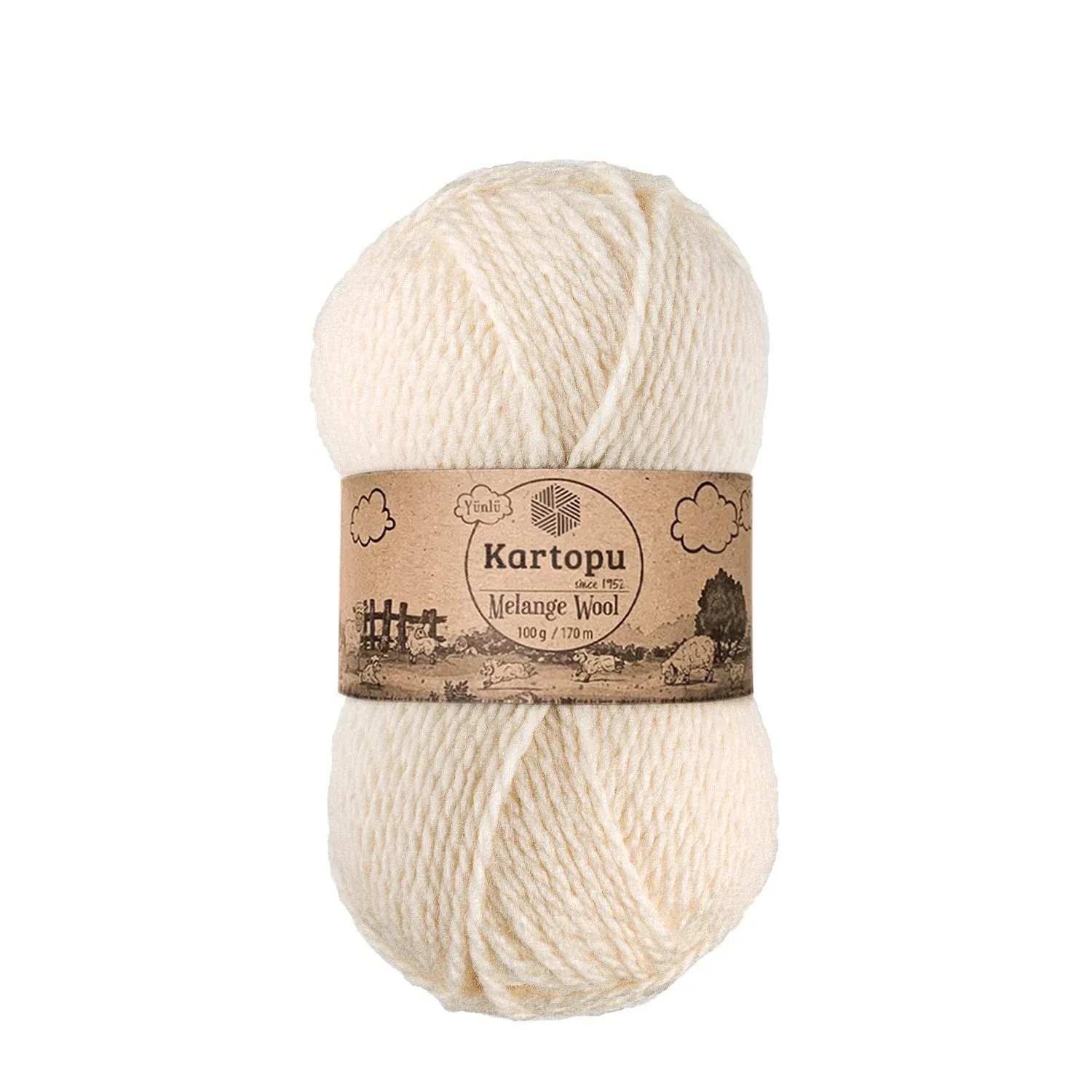 KARTOPU Melange Wool 025