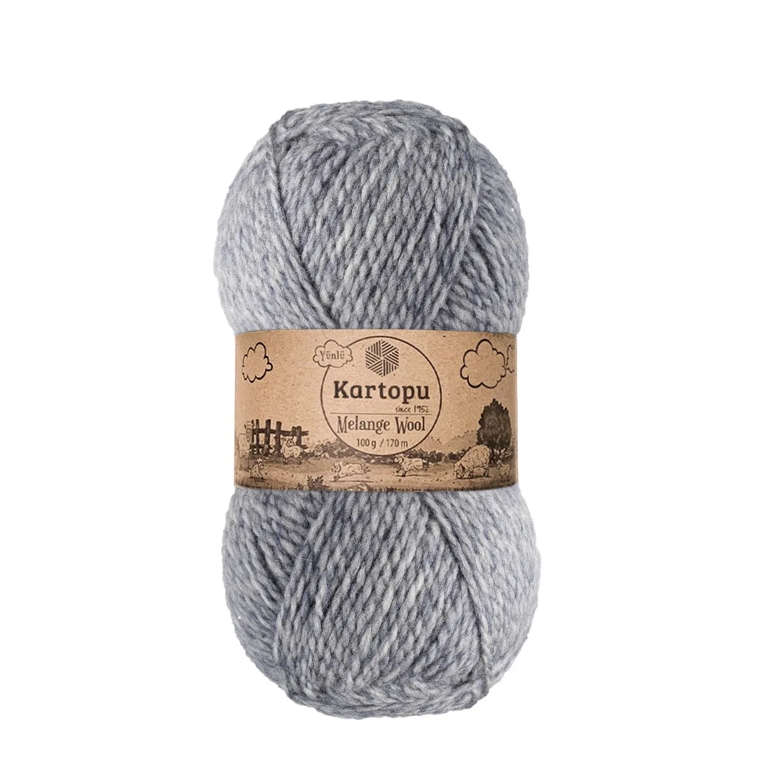 KARTOPU Melange Wool 9001
