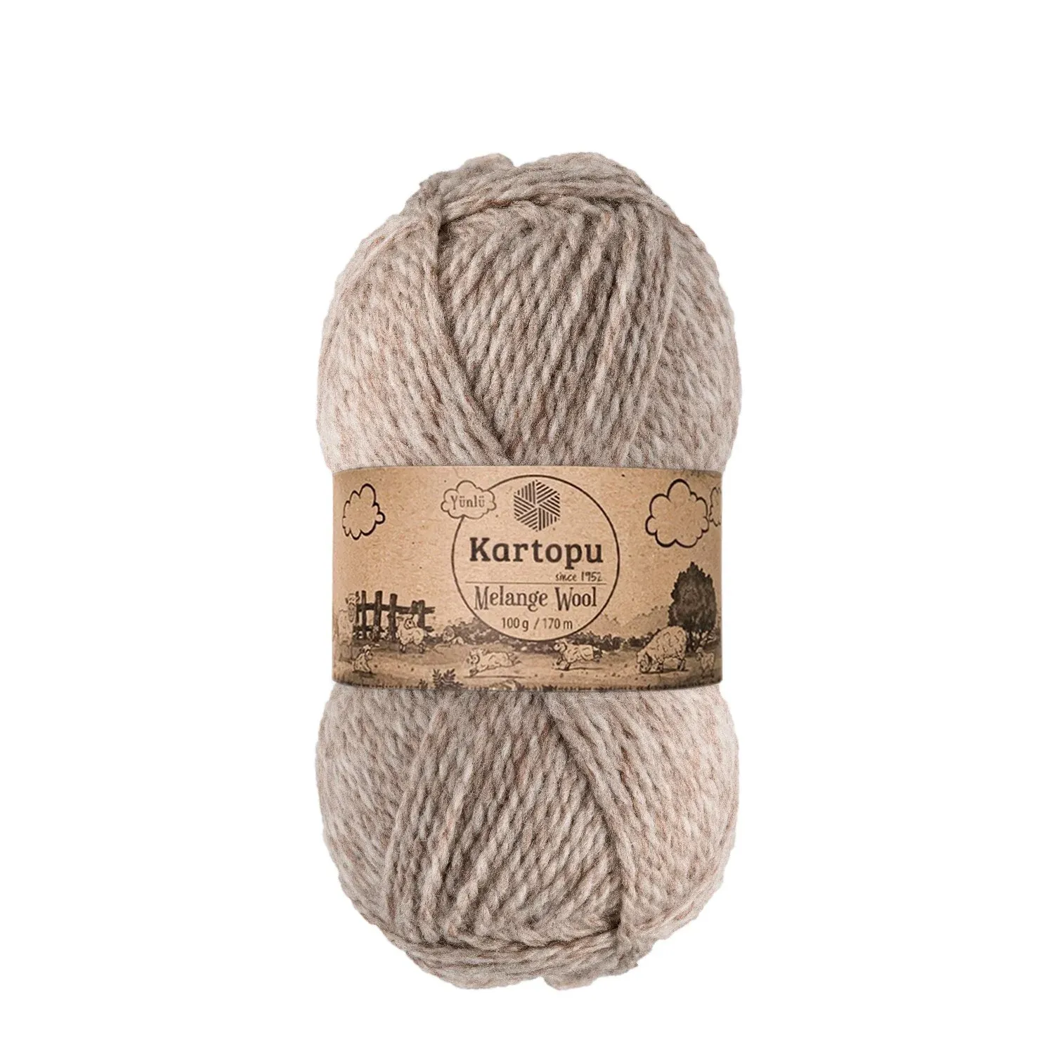 KARTOPU Melange Wool 9002