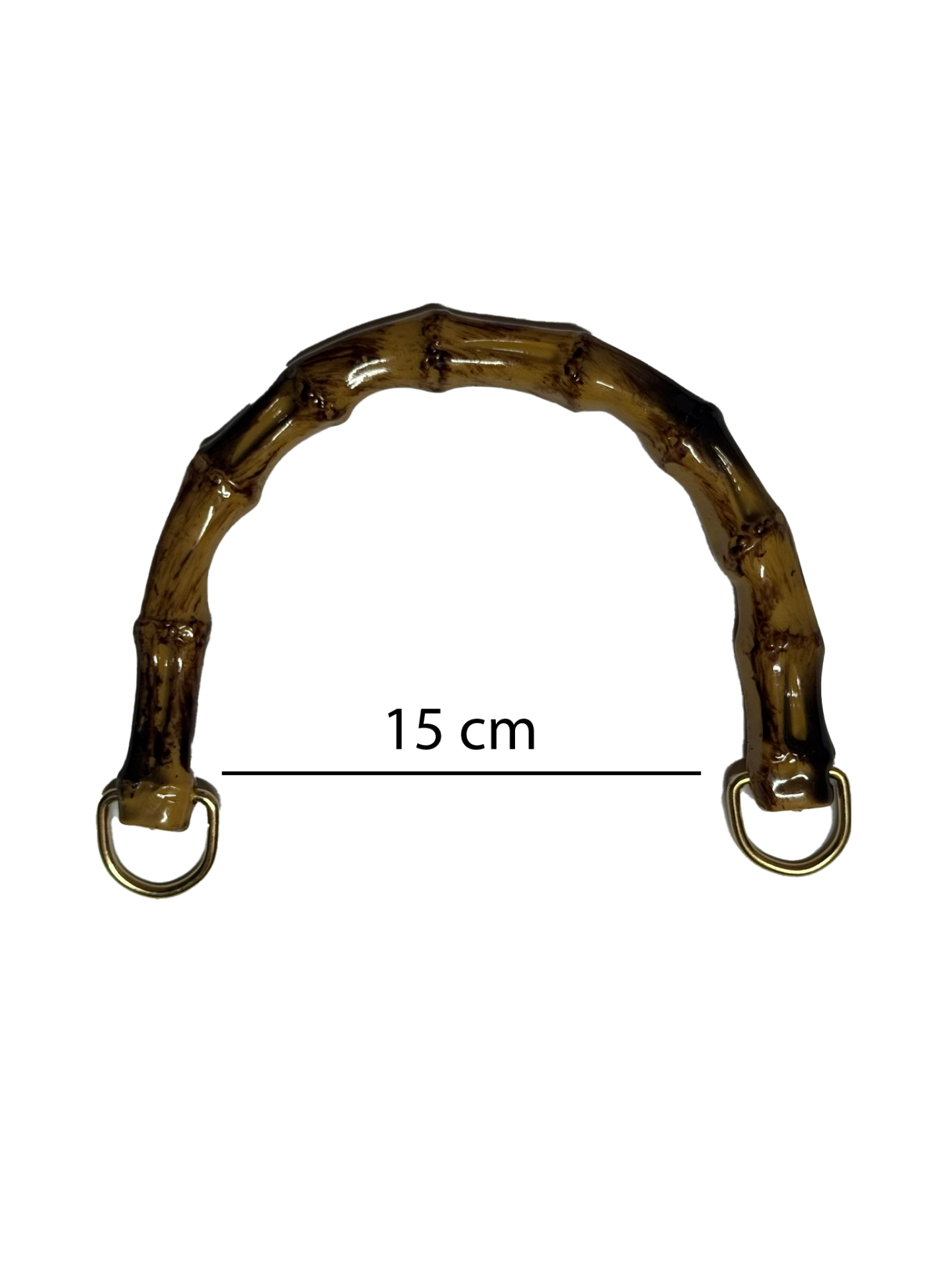 Metal Uçlu Bambu Sap (Çift) 15cm