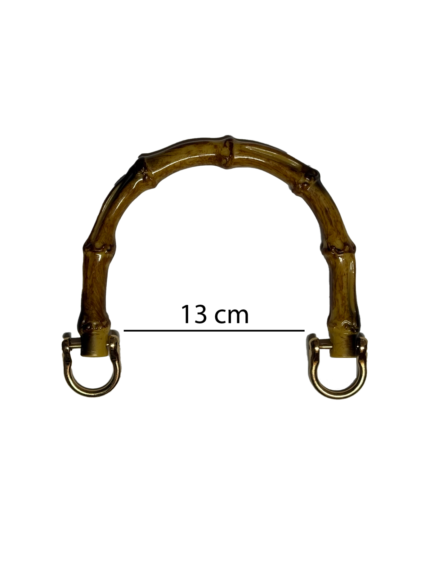 Metal Uçlu Bambu Sap (Çift) 13cm