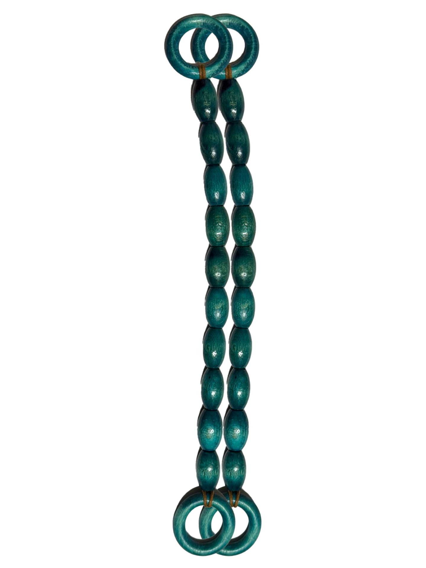 Ahşap Boncuklu Çanta Sapı (40cm) Model 3