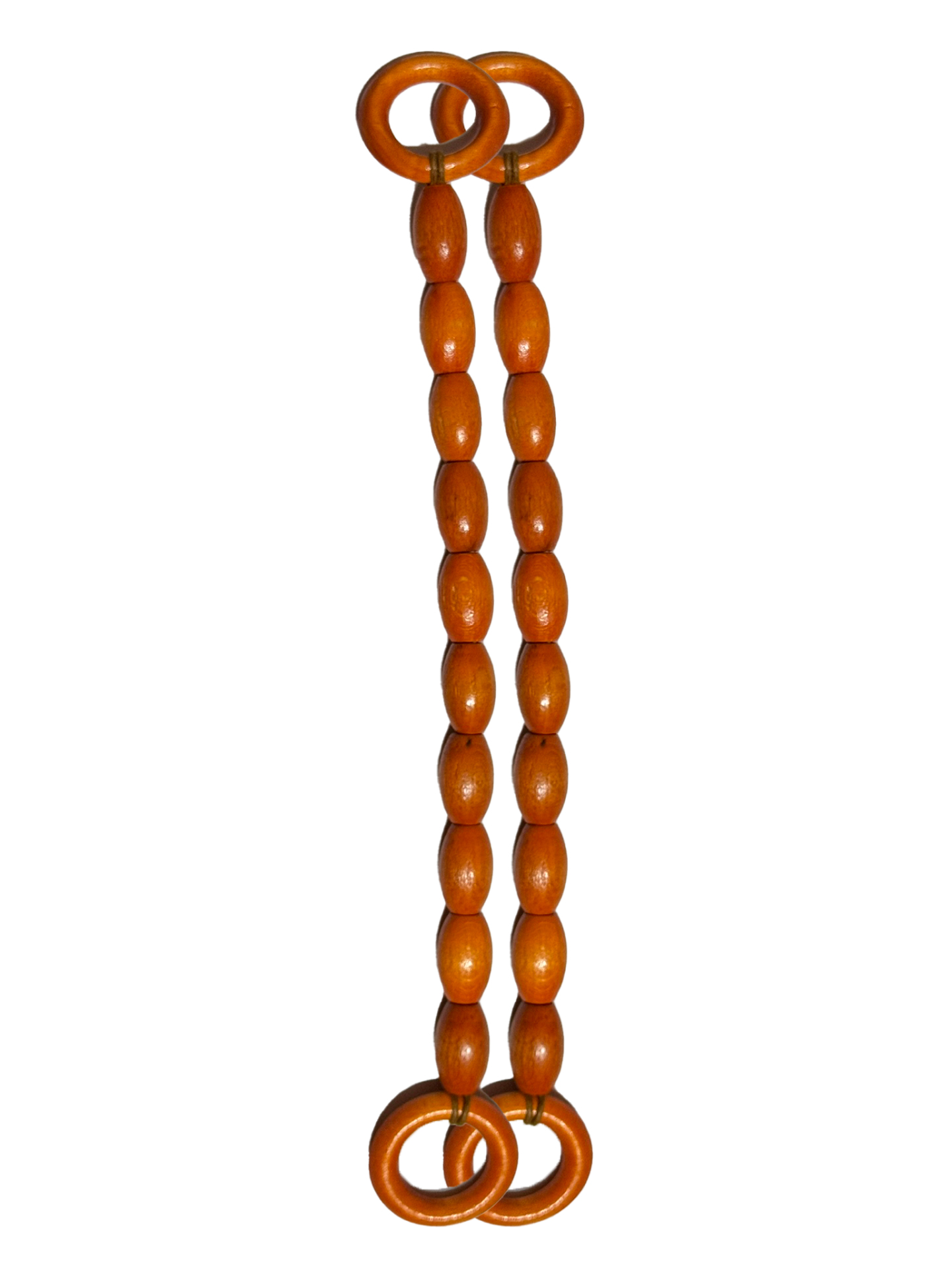 Ahşap Boncuklu Çanta Sapı (40cm) Model 4
