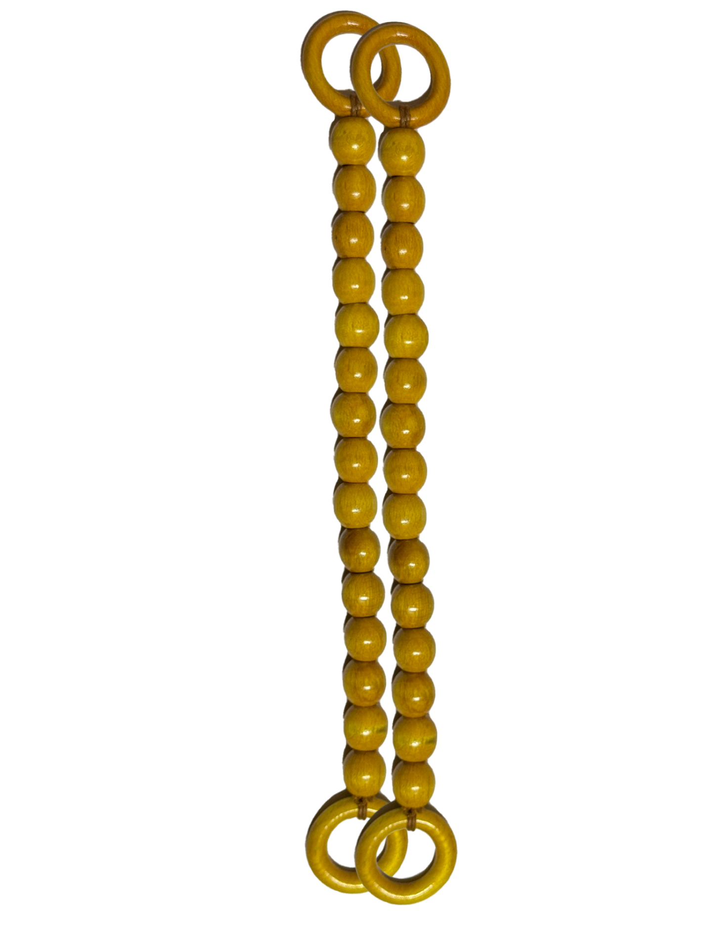 Ahşap Boncuklu Çanta Sapı (40cm) Model 6