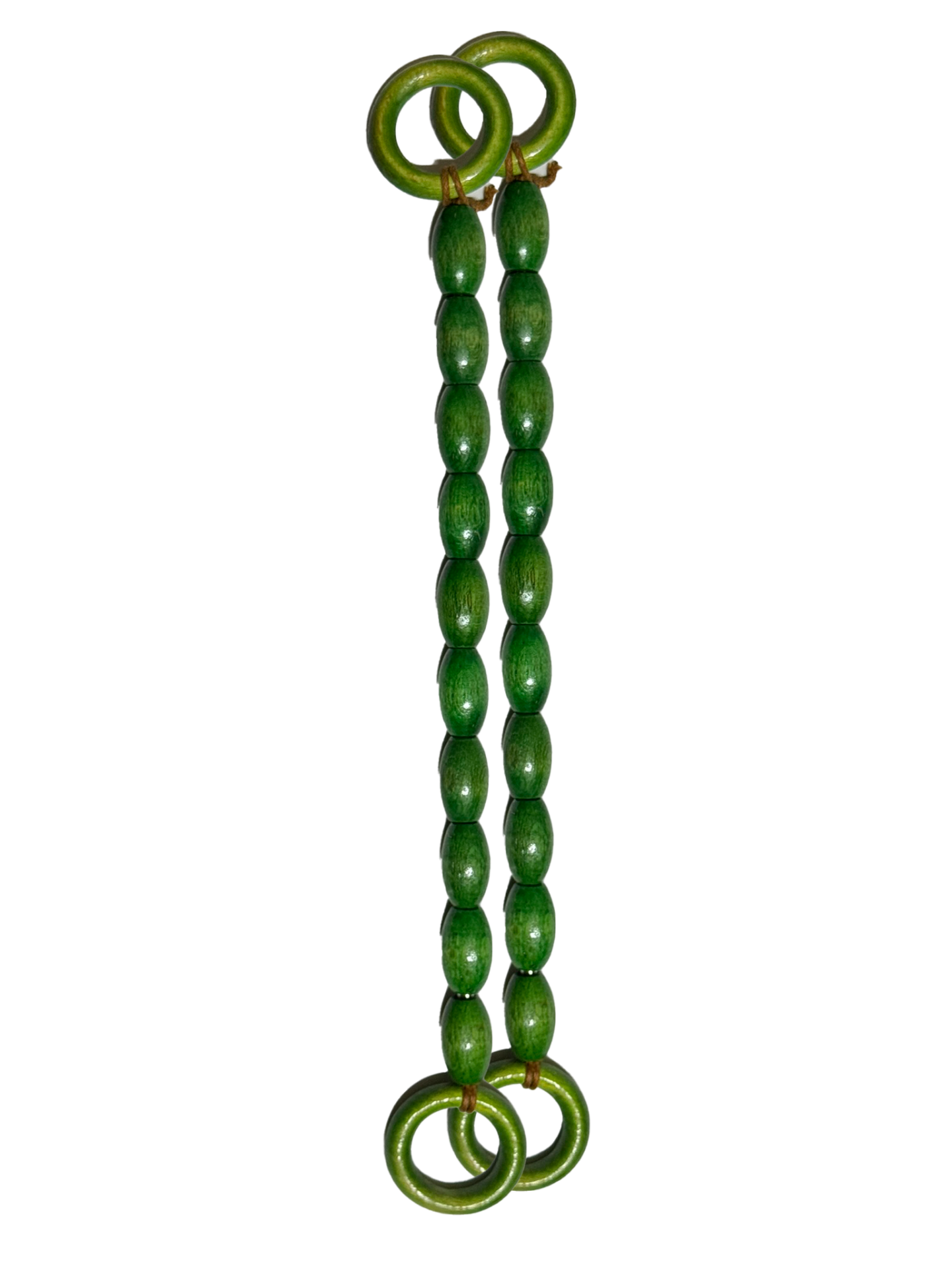 Ahşap Boncuklu Çanta Sapı (40cm) Model 8