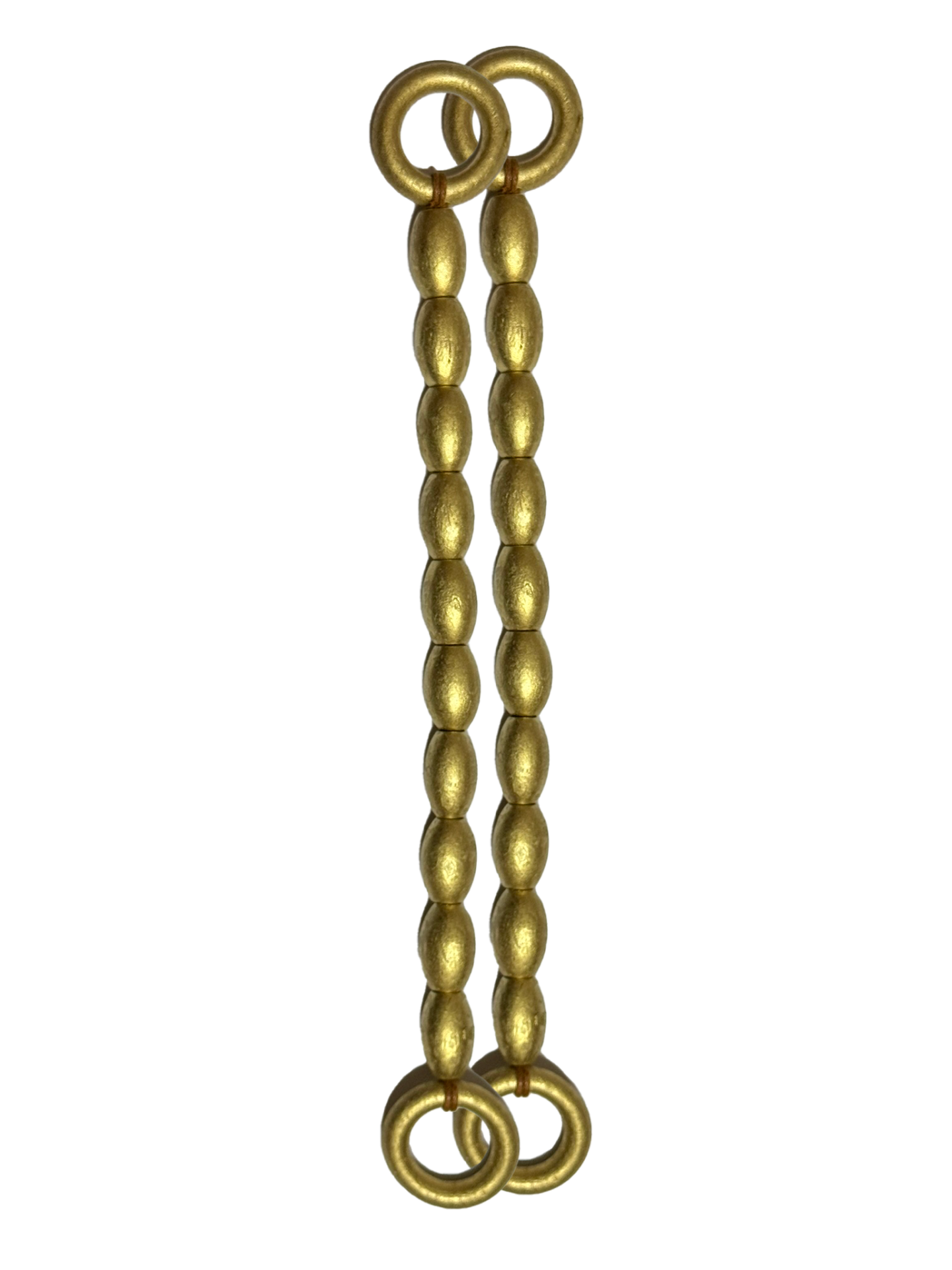 Ahşap Boncuklu Çanta Sapı (40cm) Model 12