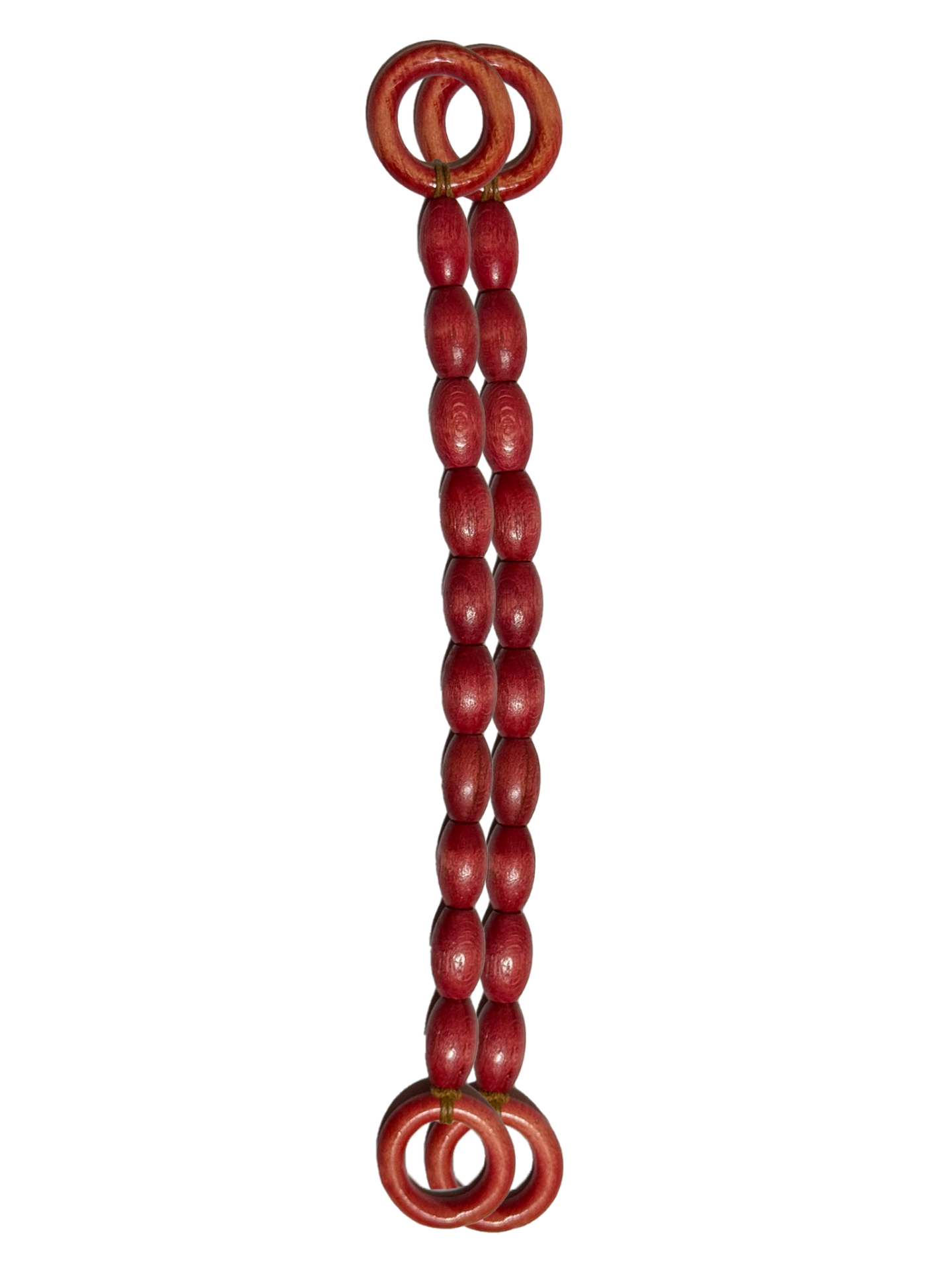 Ahşap Boncuklu Çanta Sapı (40cm) Model 14