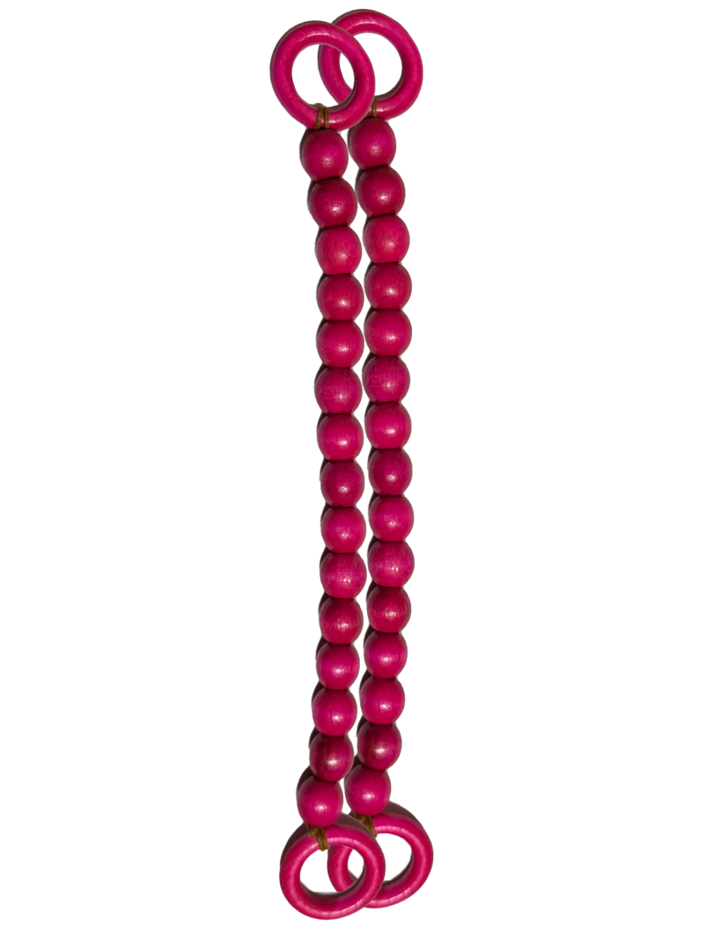 Ahşap Boncuklu Çanta Sapı (40cm) Model 16