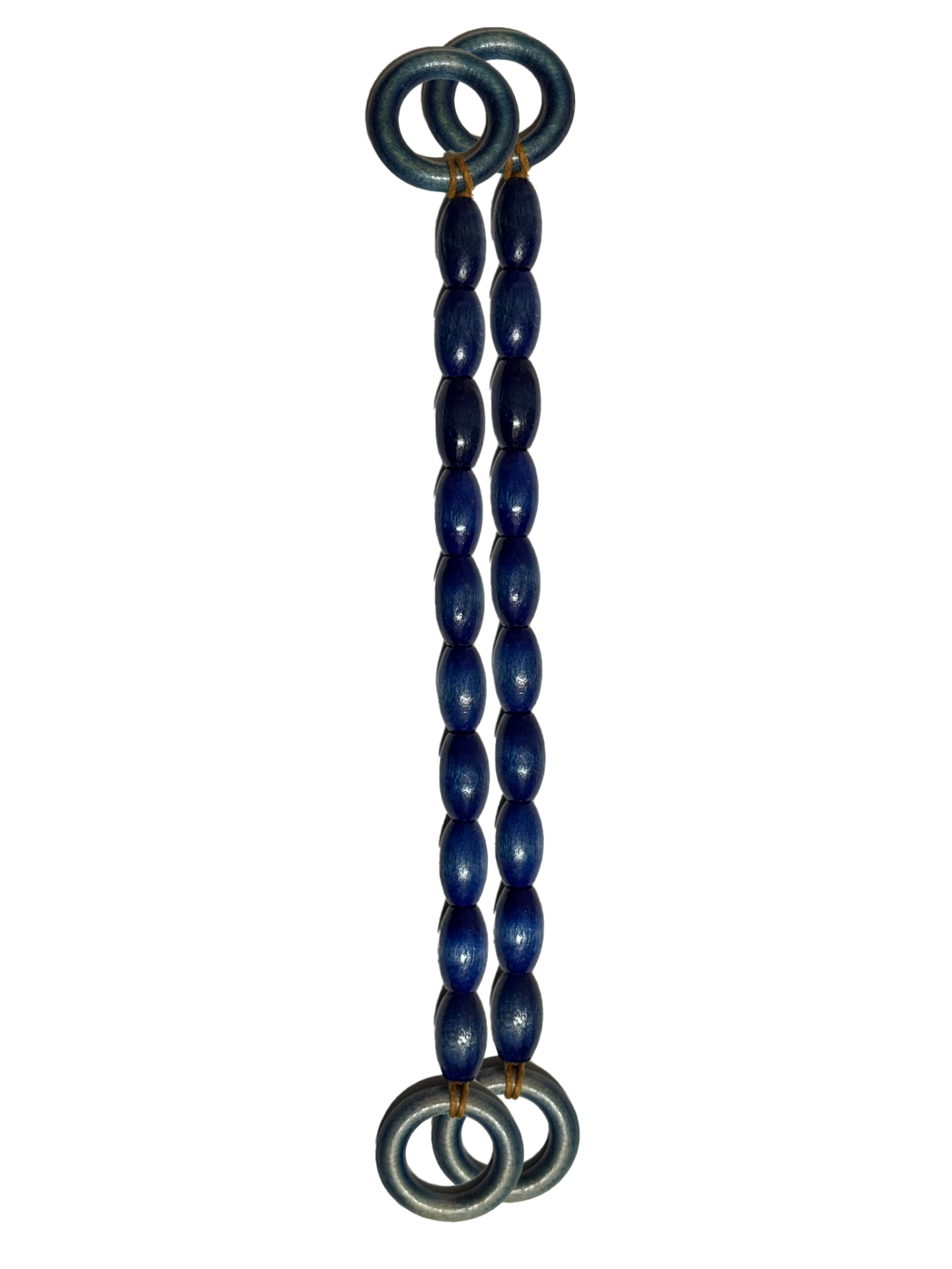 Ahşap Boncuklu Çanta Sapı (40cm) Model 17