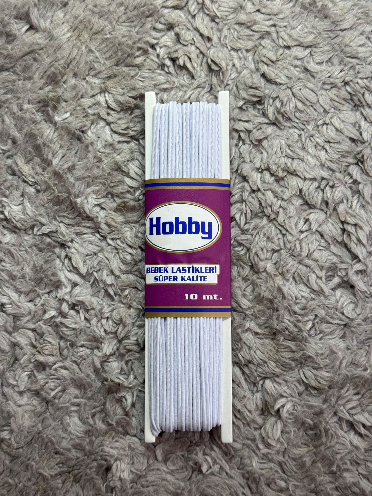 Bebe Lastik 10mt Beyaz