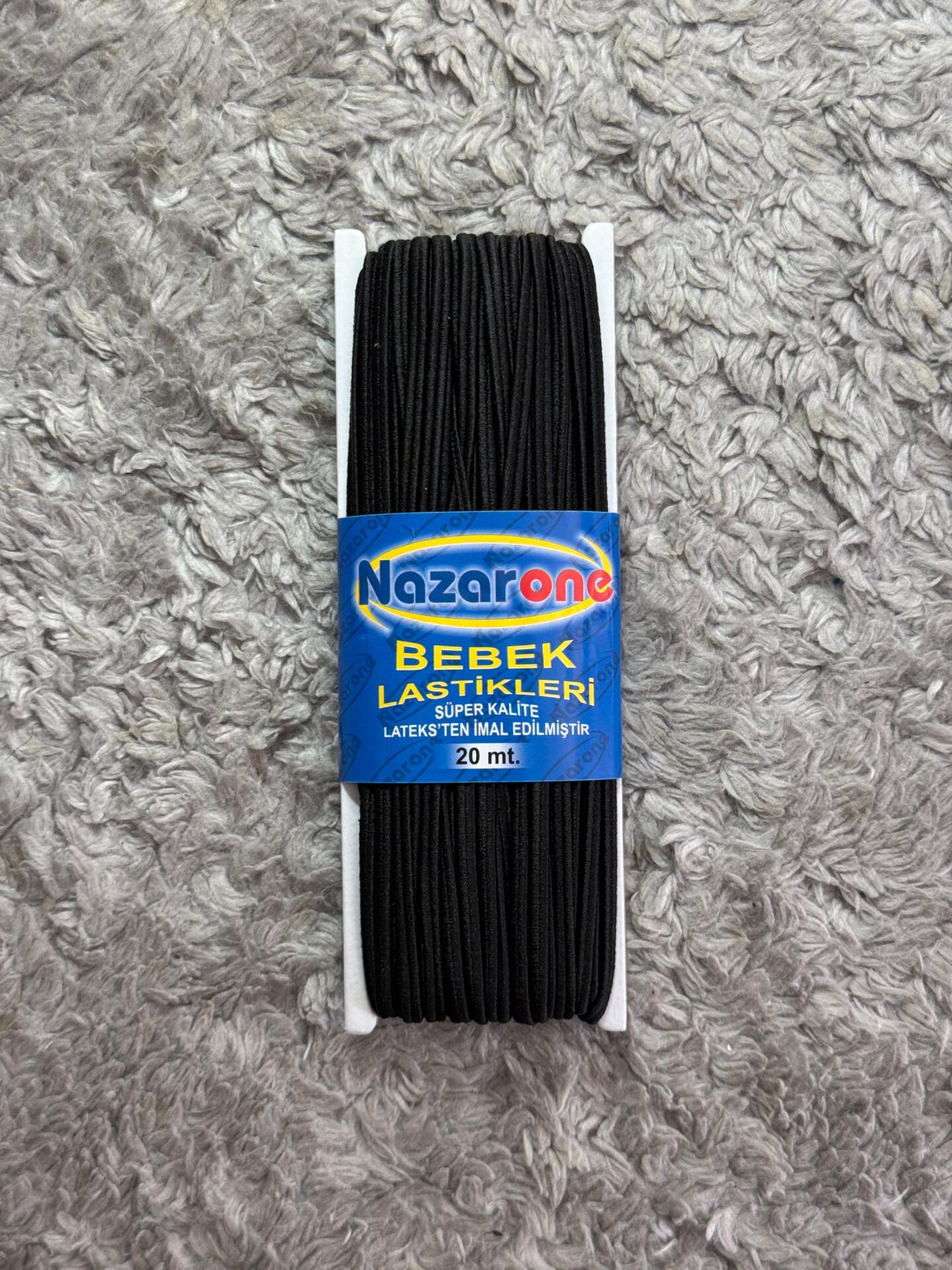 Bebe Lastik 20mt Siyah