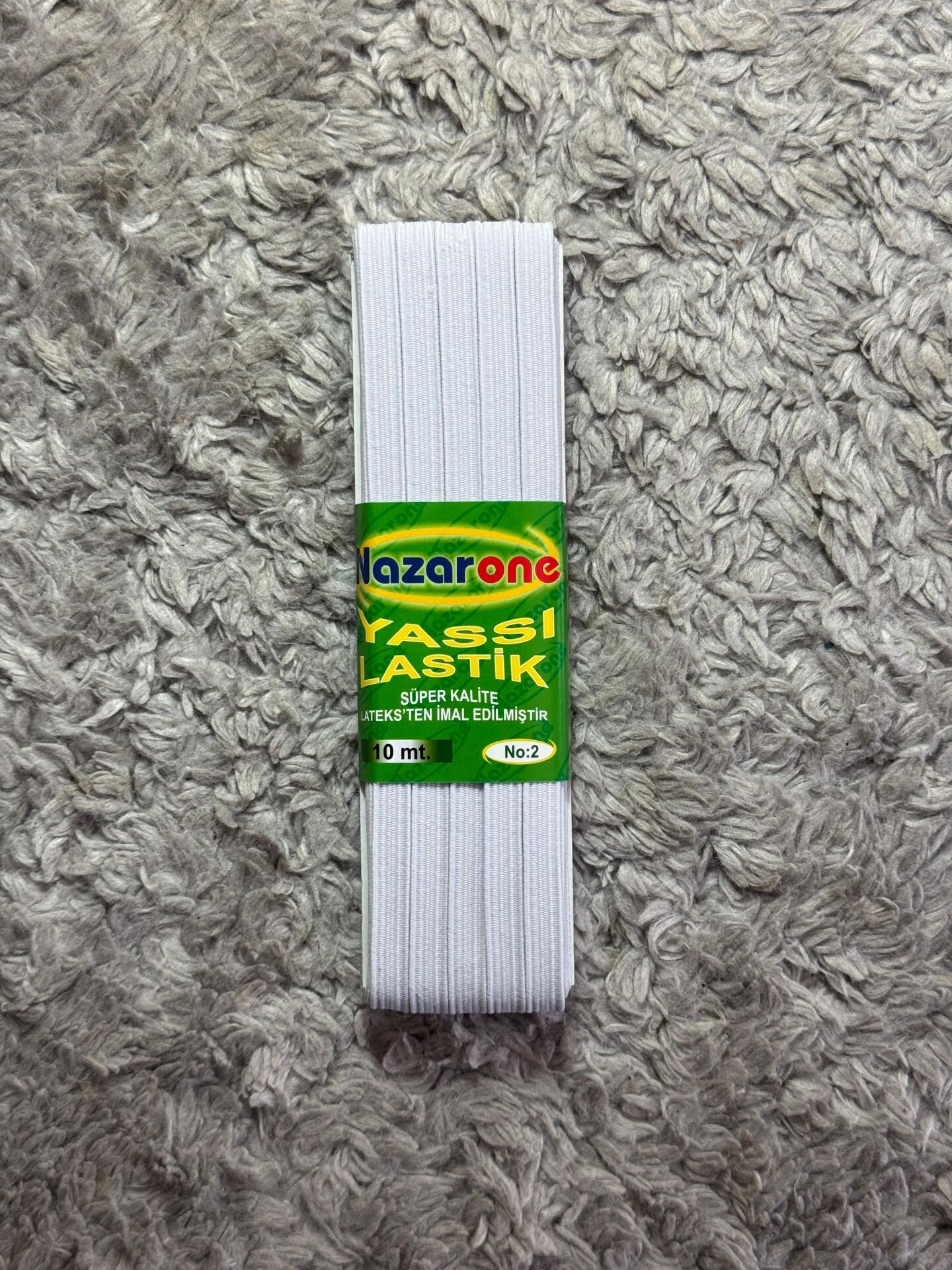Yassı Lastik No:2 10mt