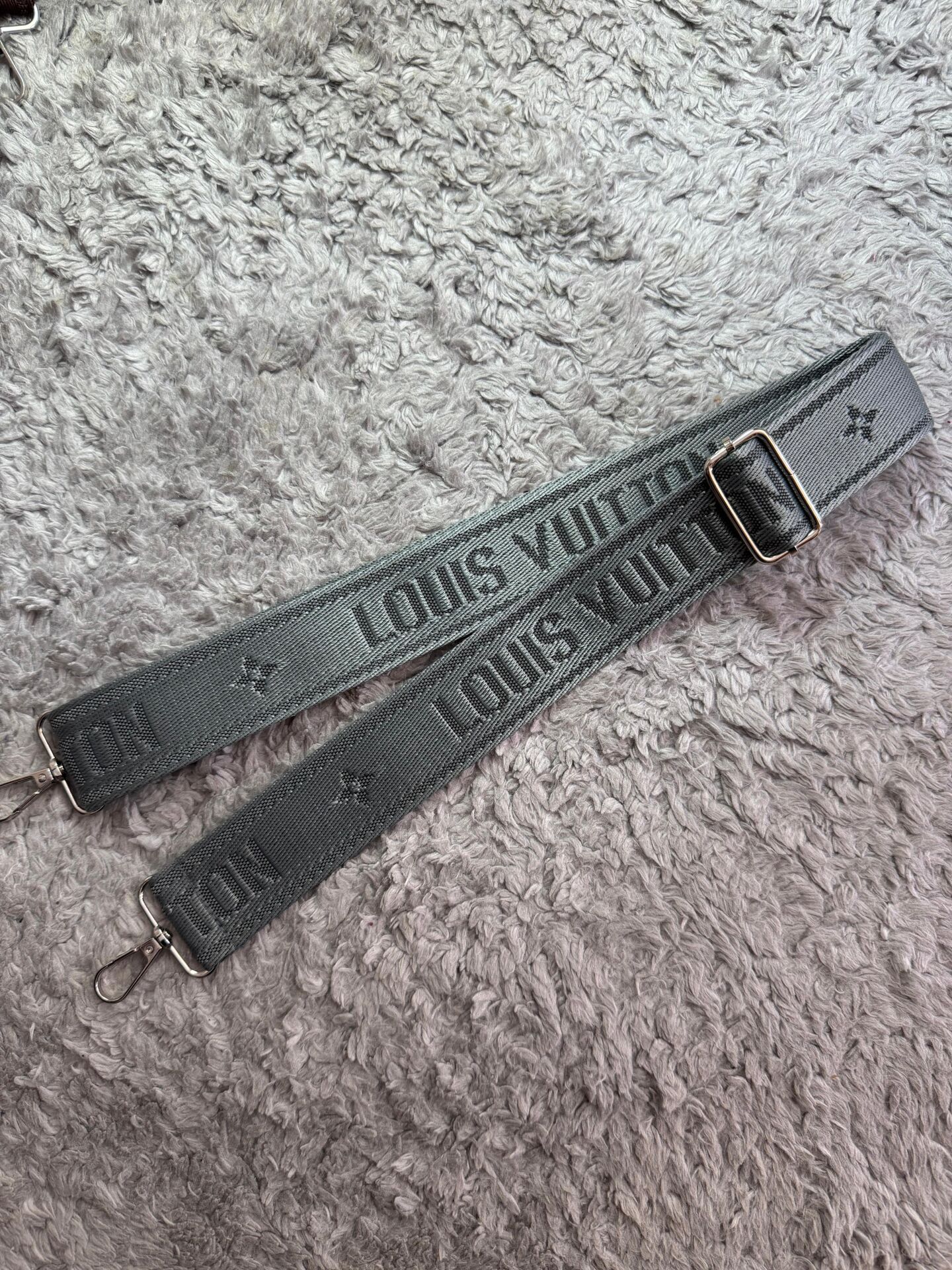 Polyester Palaska Çanta Sapı Louis Vuitton Gümüş