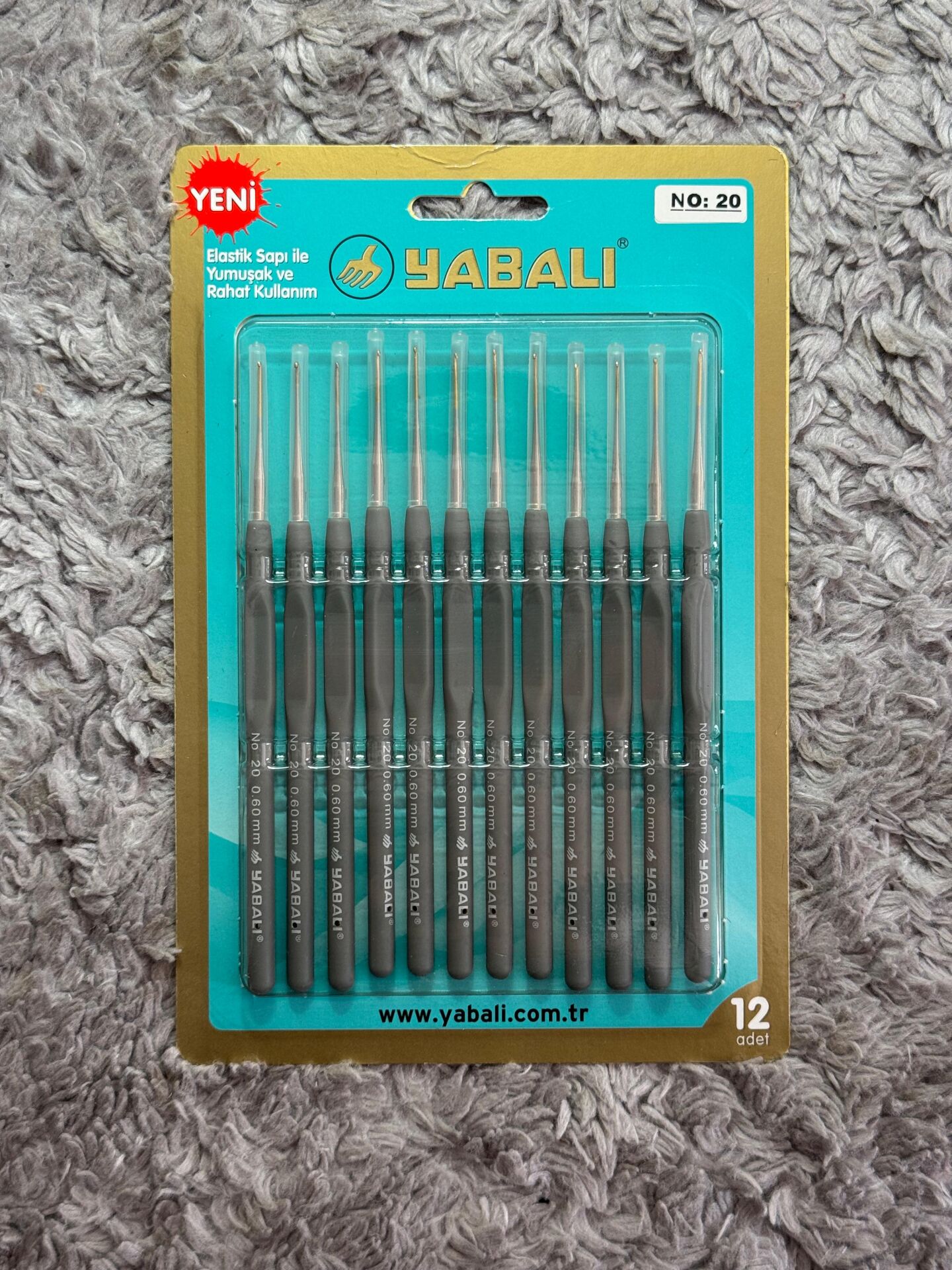 Elastik Saplı Dantel Tığ 20