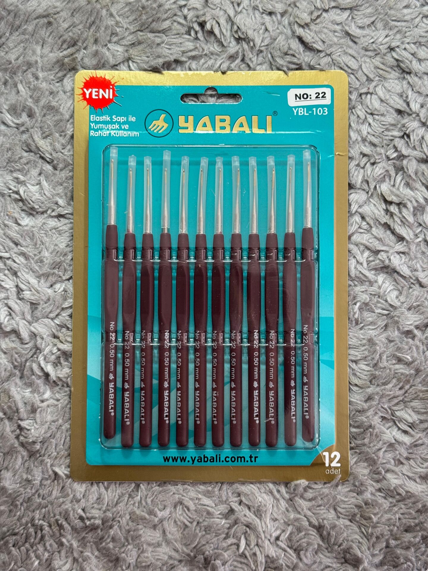 Elastik Saplı Dantel Tığ 22
