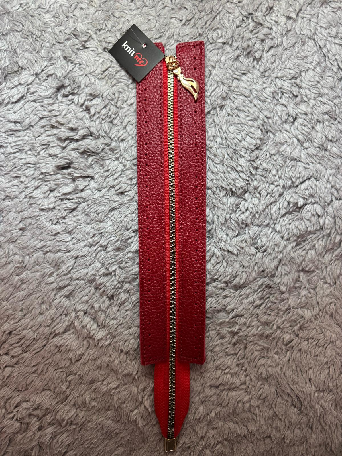 Dikilebilir Fermuar 6*30 Kırmızı
