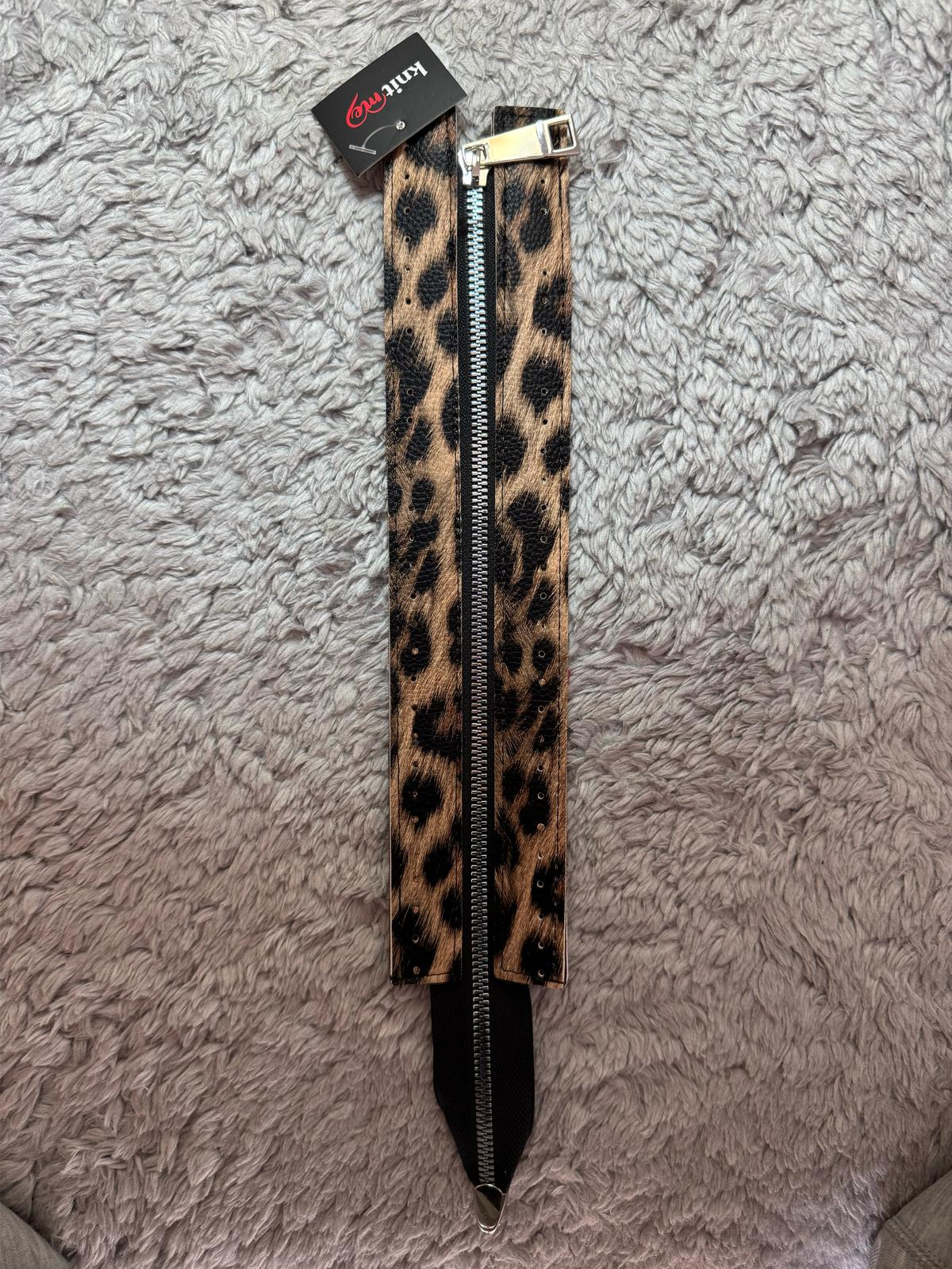 Dikilebilir Fermuar 6*30 Leopar